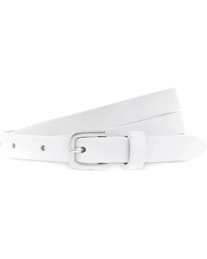 BGM LABEL Ceinture En Cuir À Boucle - White