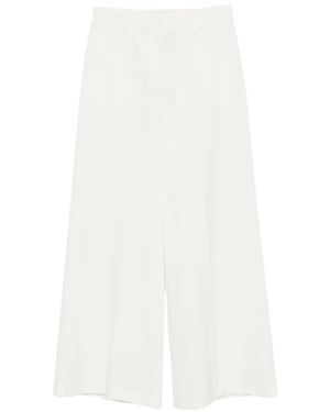 Blumarine Wide-Leg Tailored Pants - White