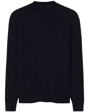 Rrd Ribbed-Knit Jumper - Blue