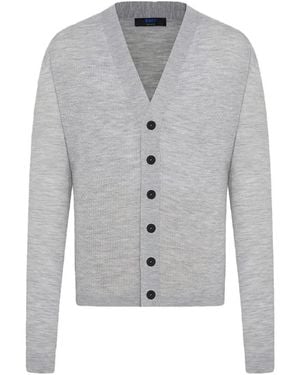 Kiton Cárdigan Con Botones - Gris