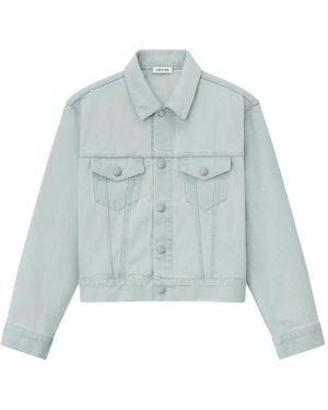 Fear Of God Button-Up Denim Jacket - Blue