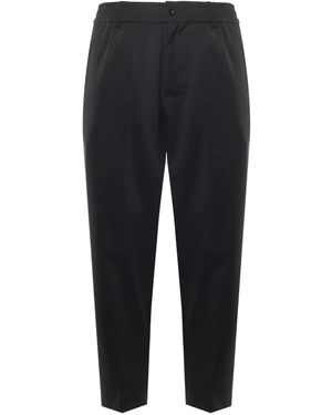 Giuliano Galiano Drawstring Belt Loops Trousers - Blue