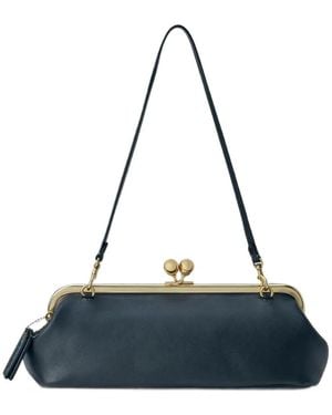 COACH Kisslock Frame 30 Clutch Bag - Blue