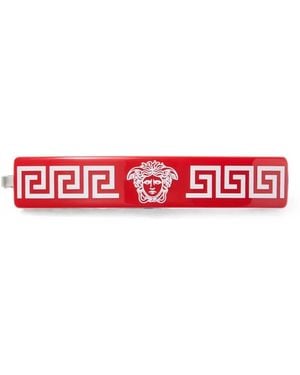 Versace Plexa Hair Clip - Red