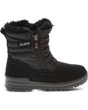 Olang Sporty Oc Quilted Zip Boots - Black