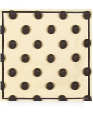 Stine Goya Polka-Dot Square Scarf - Natural