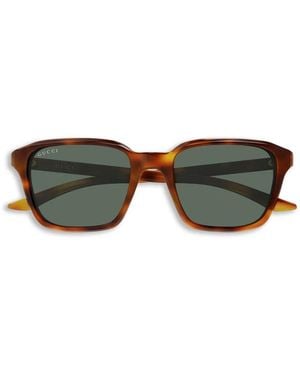 Gucci Zonnebril Met Logoplakkaat - Groen