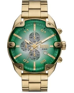 DIESEL Spiked 49mm 腕時計 - グリーン
