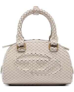 DIESEL 1Dr Dome Print Tote Bag - Natural