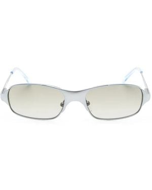 BRU Eyewear Aitken Rectangle-Frame Sunglasses - White