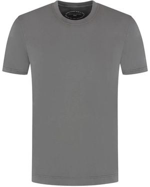 Fedeli T-Shirt mit rundem Ausschnitt - Grau