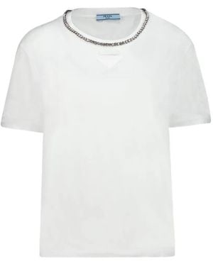 Prada Cotton T-Shirt - White