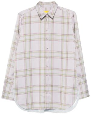 Marques'Almeida Tartan-Pattern Shirt - White