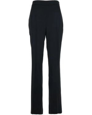 Twinset High-Rise Tailored Trousers - Black