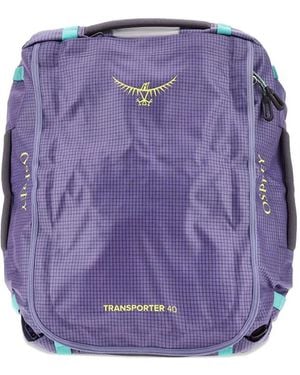 Osprey Logo-Detail Holdalls - Purple
