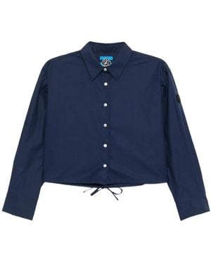 SPORT b. by agnès b. Cropped-Hemd - Blau