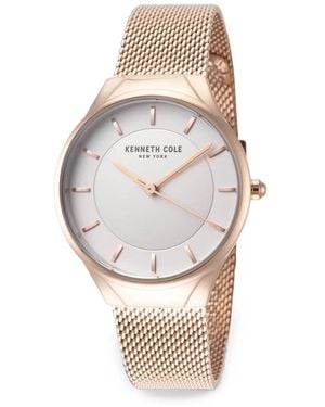 Kenneth Cole Mesh Strap 32Mm Watch - White