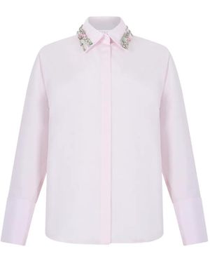 Genny Camicia Con Decorazione - Bianco