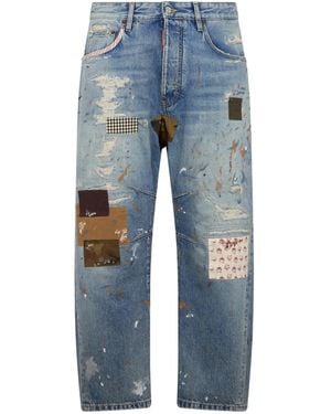 DSquared² Kawaii Patchs Jeans - Blue