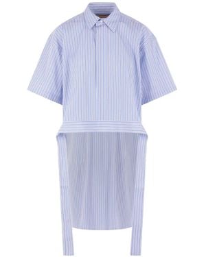 Plan C Striped Shirt - Blue