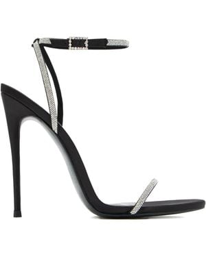 Femme LA Niche Open-Toe Strap Sandals - Black