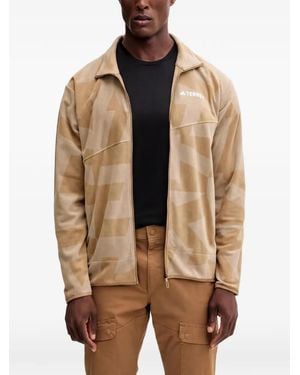 adidas Terrex Pullover Mit Reißverschluss - Natur