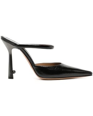 Off-White c/o Virgil Abloh Lollipop Leather Slingback - Black