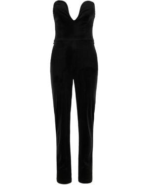 ACTUALEE Strapless Jumpsuit - Black