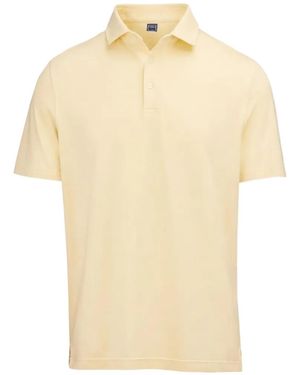 Fedeli Poloshirt Mit Kurzen Ärmeln - Natur