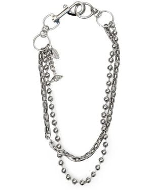 Vivienne Westwood Orb Layered Belt Chain - White