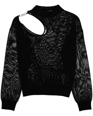 Circus Hotel Cut-Out Top - Black
