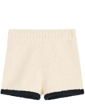 By Malene Birger Pantalones Cortos Rikka Con Diseño Colour Block - Neutro