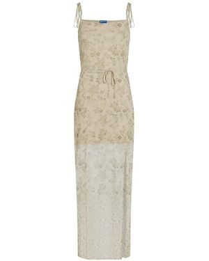 KARL LAGERFELD Floral Maxi Dress - White