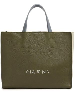 Marni Museo Tote Bag - Green
