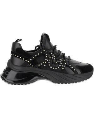 スニーカー PINKO Woman Sneakers Black SS0019P027 DV5 Sneakers with logo and mirror-finish details