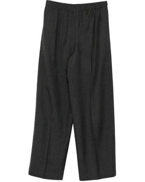 JNBY Wollen Broek Met Wijde Pijpen - Zwart