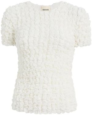 KHAITE Haut Polly - White