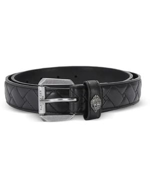 Kurt Geiger Kensington Leather Belt - Black