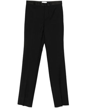 Givenchy Pantaloni Con Finiture Satinate - Nero