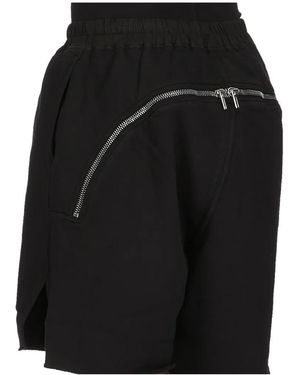Rick Owens Short Drkshdw À Zip Arrière - Black
