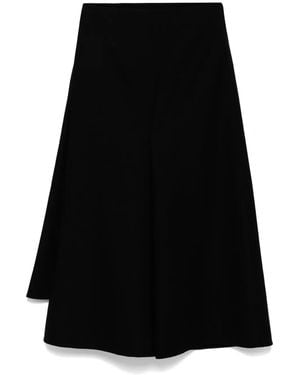 JNBY Asymmetric Draped Skirt - Black