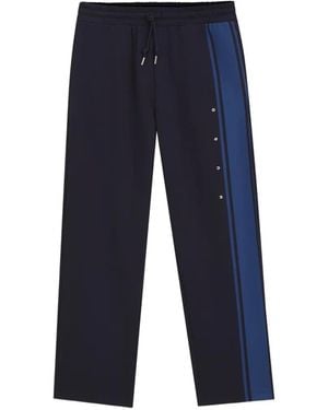 HUGO Elastic-Waistband Track Pants - Blue