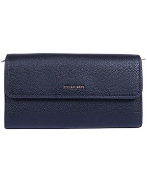 Michael Kors Small grained leather shoulder bag - Blau