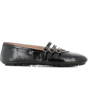 Alexander Hotto Ballerine Con Fibbia - Nero