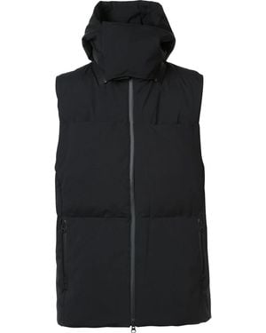Y-3 Hooded Down Vest - Black