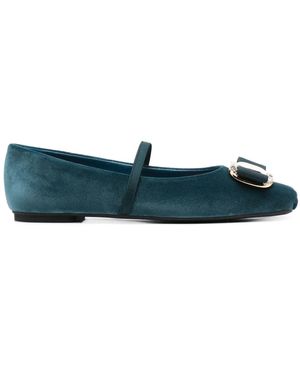 Ferragamo New Vara フラットシューズ - ブルー