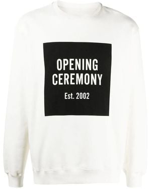 Opening Ceremony Box-Logo Sweatshirt - Black