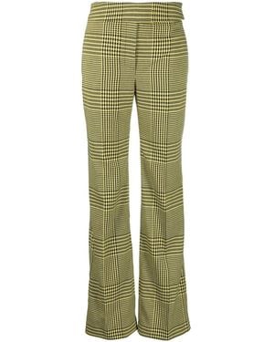 Alexandre Vauthier Broek Met Pied-De-Poule Print - Groen