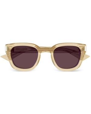 Saint Laurent Geometric Sunglasses - Purple