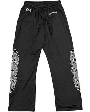 Chrome Hearts Mesh Warm Up Track Trousers - Grey